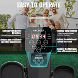 ANCHEER Under Desk Elliptical Machine - Quiet Pedal Exerciser for Seniors, Office & Home, Low-Impact Seated Leg Workout Equipment, Smart LCD Display, Remote Control