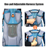 WIPHA Lightweight Baby Backpack Carrier, Adjustable Hiking Backpack Carrier for Toddlers, Breathable Design, Travel Carrier with Sun Canopy (Blue)