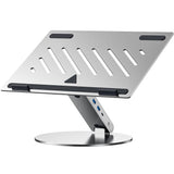 DTTLYQF Aluminum Alloy Laptop Stand Multi-Functional Extension Can Rotate to Increase The Heat Dissipation Bracket(White-Fruit peach5)