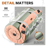 GAIALOOP Floor Memory Foam Car Camping Bed Glamping Roll Up Futon Mattress, Japanese Floor Sleeping Mat Camp Cot Mattress Pad Travel Guest Side Sleepers [Cot: 72 * 24 * 3'']