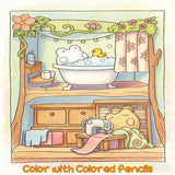 NexAmeri Comfy Days: Vcute & Comfy Coloring Book for Adults & Teens, Stress Relief - Small Elements. One-Book Set, Containing 48 Pages. Cozy Coloring Book.Teenager Girl and Boys Gift Ideas.