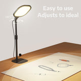 LitONES 2Pcs Desktop Video Conference Lighting for Zoom Meeting, Computer, Laptop, Work from Home with Nature Soft Light, Adjustable Brightness & Color Temp and Flexible Stand & Versatile Phone Holder