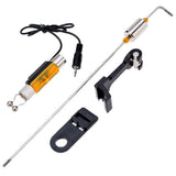 QCdeSoulBLV Carp Fishing Swingers Illuminated Bite Indicator 4PCS, Fishing Alarm Component with Hard Handle