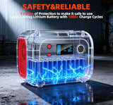 ENOFLO Portable Power Station 300W, 228Wh Solar Generator with 110V Pure Sine Wave AC Outlet, Backup Lithium Battery Generator for CPAP Outdoor RV Camping Emergency Home Use