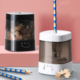 ZSRUIKJN Electric Automatic Pencil Sharpener 3 Adjustable Modes for Different Stationery Home Office School Supplies