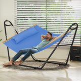 YITAHOME Hammock with Stand Included Hammock Heavy Duty Hammocks Waterproof Portable Hammock with Pillow Storage Bags 450lbs for Outdoors,Backyard, Blue
