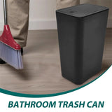 SKJFODVC Trash Can Household Toilet Use Kitchen Large Capacity Press Bin