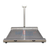 SellEton SL-Wheelchair-1k Aluminum Heavy Duty Wheelchair Scale Platform 1000lb x 0.2lb – Drum Chair Scale with Dual Ramp Aluminum Platform – Portable Scales for Physicians (Made in USA)