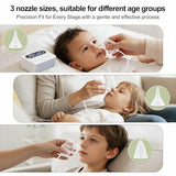 Electric Nasal Aspirator for Baby, 9 Adjustable Suction Power,Nose Cleaner Travel Kit,LED Display,Night Light and Music Soothing Function, Electric Nose Sucker for Newborns/Infants