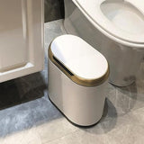 ASWRTYJO Smart Sensor Trash Can Automatic Household Bathroom