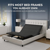EGOHOME Twin XL Adjustable Bed Frame and 14" Cooling Memory Foam Mattress | Zero Gravity