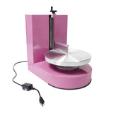 Cake Cream Spreading Machine, 4-12in Automatic Birthday Cake Frosting Coating Smearing Machine, 110V 200W Electric Cakes Decorating Machine, Pink