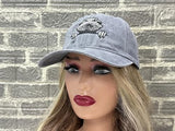 Horpe Bearded Dragon Gifts for Adult, Lizard Baseball Cap, Washed Grey Hat