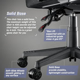 LEMBERI Gaming Chairs with Footrest, Ergonomic Video Game Chairs for Adults, Big and Tall Chair 400lb Weight Capacity