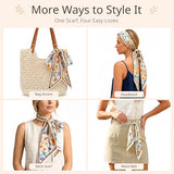 Crochet Beach Tote Bag for Women with Zipper Closure & Lining, Summer Woven Shoulder Bag, Straw Style Boho Vacation Purse