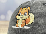 GDIQ Squirrel Hat for Kids, Animal Baseball Cap for Toddler Boys Girls