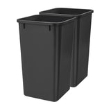 27 Quart Trash Bin Recycle Waste Garbage Container for Kitchen Cabinet Pullouts,