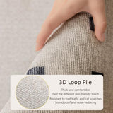 Hardwood Floor Office Chair Mat, Non-Slip Carpet Protector, Easy Clean Area Rug for Home Office