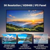 KTC 5K Monitor 27 Inch, 5K2K Dual Mode with 65W Type-C Port