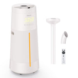 Humidifier Large Room - GloryAir 6.3Gal/24L 4X Atomizers Top Fill Whose House Large Cool Mist Quite Humidifiers 1500mL/h for Home Bedroom 3000 ft² with Auto Mode for Commercial Office Plants
