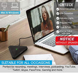 Conference USB Microphone, Mute Button, Omnidirectional Condenser Boundary Mic for Recording, Streaming, Gaming