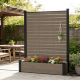 Kozyard Privacy Screen with Planter 70" H x 51" W Outdoor Garden Screen