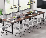 Tribesigns Conference Table, 6FT Meeting Seminar Table Rectangular Meeting Room Table