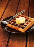 Breakfast Set Stainless Steel Waffle Maker 4 Slices | Belgian Waffle Silver and Black KRUPS