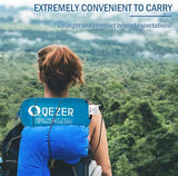 QEZER Ultralight Down Sleeping Bag for Adults 36-61 Degree F with 600 Fill Power, Compact Three Season Sleeping Bag for Backpacking, Hiking and Camping