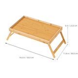 Foldable Lap Desk Holder with Storage for Bed Laptop Work