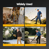 VASG Leaf Blower Cordless – Lightweight Handheld Electric Leaf Blower with Variable Speed, 21V 3×2.0Ah Batteries & Fast Charger for Effortless Lawn