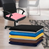 Augld Square Chair Seat Cushion Memory Foam Chair Cushion for Kitchen, Dining,Office or Car 18x18 in Coffee