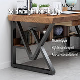 Solid Wood Computer Desk and Chair Set for Home Office Writing and Reading