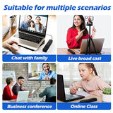 3 in 1 USB Computer Speaker with Microphone, PC Laptop Desktop Conference Speaker with Mic for Smart Home Office and Online Study