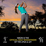 Nikon COOLSHOT PROII STABILIZED Golf Rangefinder | Waterproof & stabilized Laser rangefinder with Slope, OLED Display