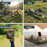 VALEHOWL 1.8 Pounds Ultralight Camping Sleeping Pad - R-Value 3.0 for 4 Seasons, Durable & 100% Waterproof Outdoor Air Mattress, Compact Sleeping Mat for Hiking, Backpacking, Travel