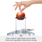 Breville BJE200XL Juice Fountain Compact Centrifugal Machine, 25 fl oz, Silver