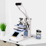 PYD Life 3 in 1 Mini Combo Heat Press Machine for Label Tag 5.8 x 5.8 Inch Light Blue