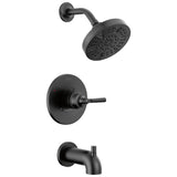 Delta Faucet Saylor 14 Series Black Tub and Shower Faucet Combo, Bathtub and Trim System, Trim Kit, Bathtub Faucet Set, Tub Faucet, Matte Black T14435-BL (Valve Not Included)