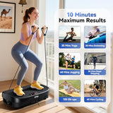 HTM Vibration Plate Exercise Machine - 330lbs Weight Capacity, 120 Speed Levels, Full Body Workout Shake Board for Home Fitness, Toning and Wellness
