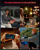 GlocalMe Red Numen Air 5G Mobile Hotspot, Portable WiFi Hotspot for Travel in 200+ Countries, Ultra High Speed Hotspot Device with Speed Up to 2.5Gbps, No SIM Card Required, 16 Connected Devices