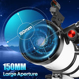 Dianfan 150EQ Professional Astronomy Telescope for Adults High Powered