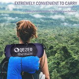 QEZER Down Mummy Sleeping Bag for Adults, 18°F to -11°F Cold Weather Winter Lightweight Compact for Camping Backpacking Hiking, Snow Camping Sleeping Bag with 600 Fill Power Down