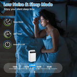 MOVECOM 14000 BTU Portable Air Conditioner for Room up to 750 Sq.Ft, 3-in-1 Portable AC Unit with Dehumidifier and Fan, Ultra Quiet Cooling for Bedroom, Office, Dorm, Remote, 24H Timer, White Top