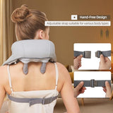 PERLEVI Cordless Shiatsu Neck and Shoulder Massager with Heat – 6D Kneading Massage, Deep Tissue Pain Relief for Trapezius, Rechargeable, Brushless Motor