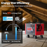 Abestorm 120 Pint Energy Star Dehumidifier with Pump & Hose for SNS65S