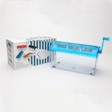 BUXGWLCH Household Mini A4 Paper Shredder Daily Financial Bill Hand-cranked Portable