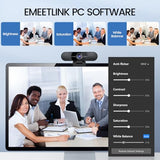 1080P Webcam with Microphone, C960 Web Cam, 2 Mics, 90° FOV, USB Type-A & A-to-C Adapter, Plug&Play Computer Camera for Online Calling