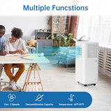 Portable Air Conditioners, 10,000 BTU AC Unit Portable for Room up to 450 Sq. Ft. with Remote Control, Window Installation Kit, 24H Timer, Sleep Mode