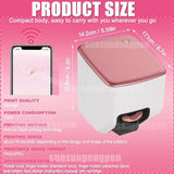 Nail Printer Nail Art Machine,Portable 3D Fingernail Printer Machine 2026 New,1000+ Designs,DIY Nail Printer Control Through Mobile App for Home Salon